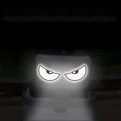 2pcs/Set Reflective Car Stickers Motorbike Helmet Improve Your Vehicle's Visibility And Safety With Devil Eye Stickers