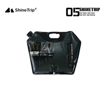 ShineTrip 8L Camping Water Bag Multipurpose Portable Water Container No Leakage Collapsible Pouch with Faucet Outdoor Tools
