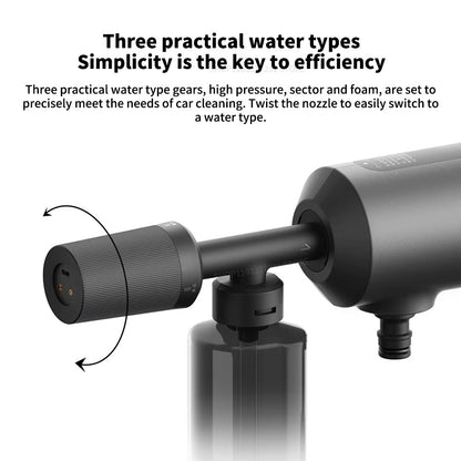 Original Xiaomi Mijia Wireless Car Washer 2 160L/h Large Water Volum Efficient Flushing High Pressure Wireless cleaning