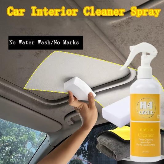 H4Cacle Multifunctional car upholstery cleaner car upholstery seat waterless wash powerful de-greasing cleaner universal