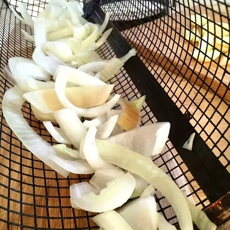 1pc Stainless Steel BBQ Cage Grill Cage Perfect For OutdoorGrilling Camping Grill Accessories Tool Gifts For Camping BBQ